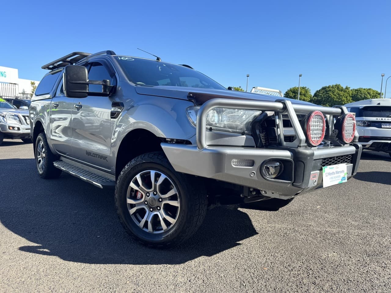 2016 Ford Ranger PX MkII Wildtrak Double Cab Grey 6 Speed Sports Automatic Double Cab