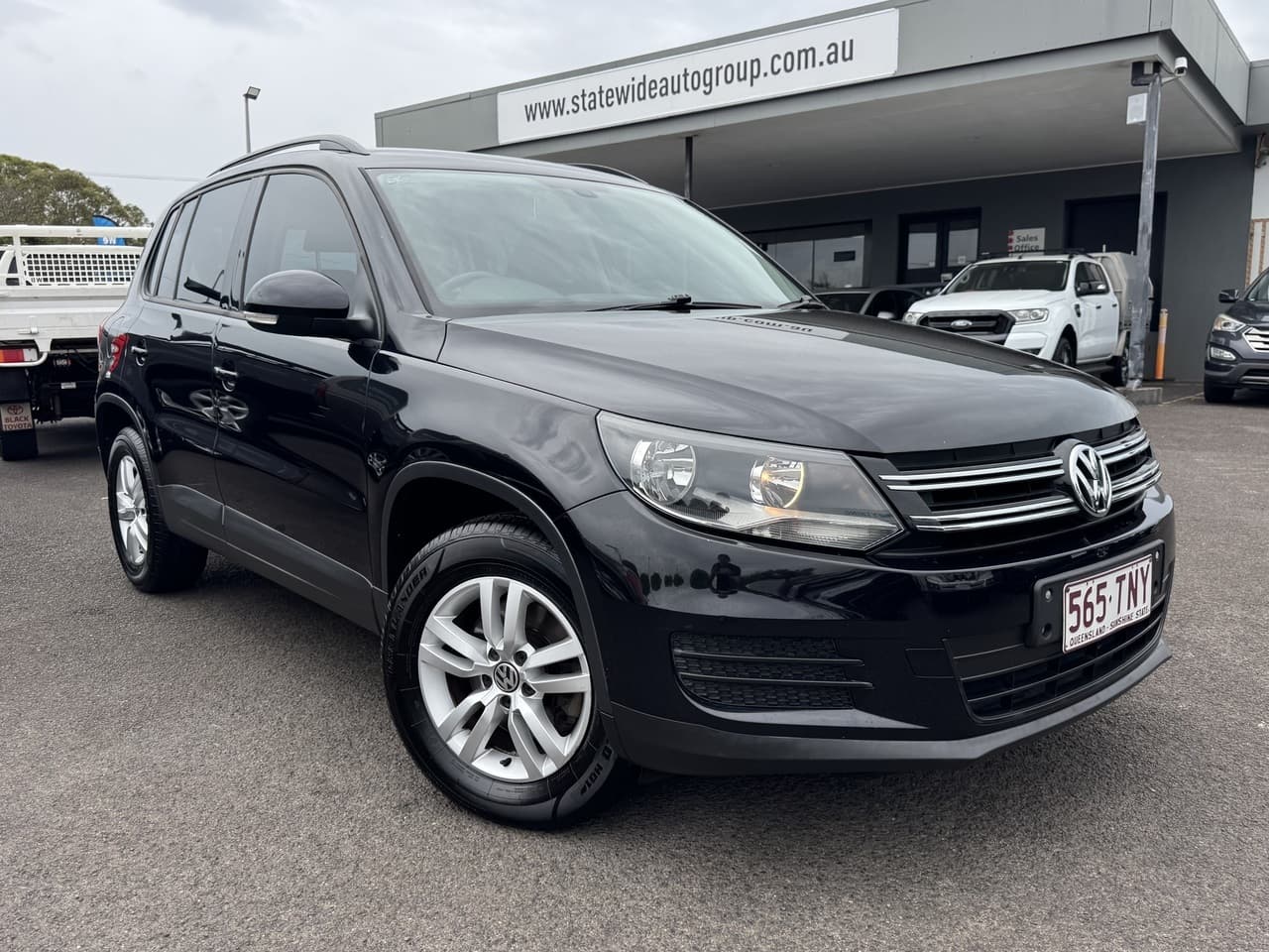 2014 Volkswagen Tiguan 5N MY15 118TSI DSG Black 6 Speed Sports Automatic Dual Clutch Wagon