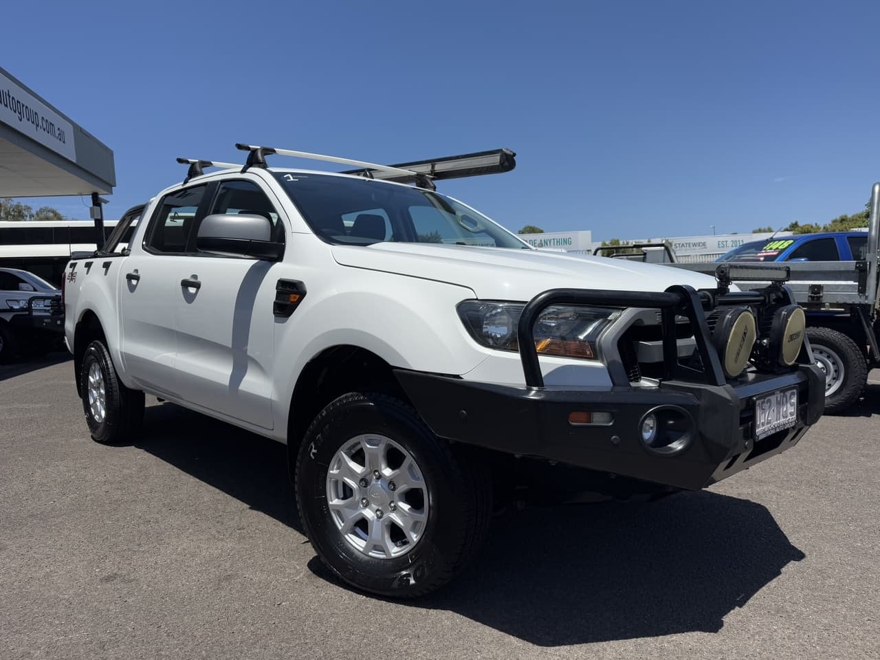 2016 Ford Ranger PX MkII XLS Double Cab White 6 Speed Manual Double Cab