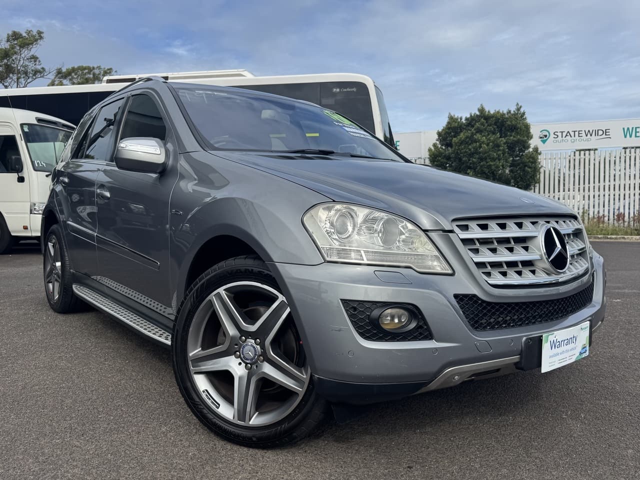 2010 Mercedes-Benz M-Class W164 MY10 ML350 CDI BlueEFFICIENCY Silver 7 Speed Sports Automatic Wagon