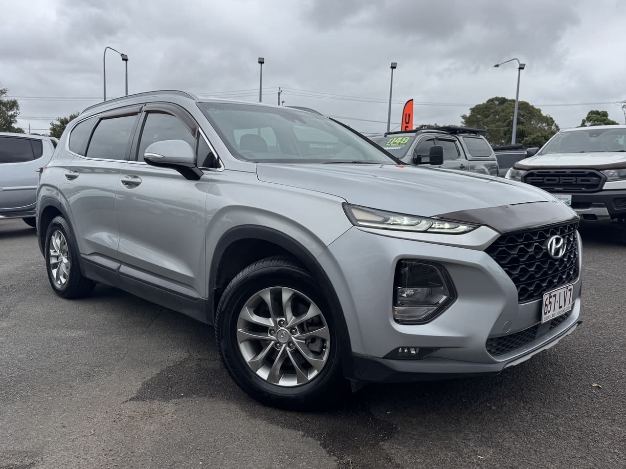 2018 Hyundai Santa Fe DM5 MY18 Active Silver 6 Speed Sports Automatic Wagon