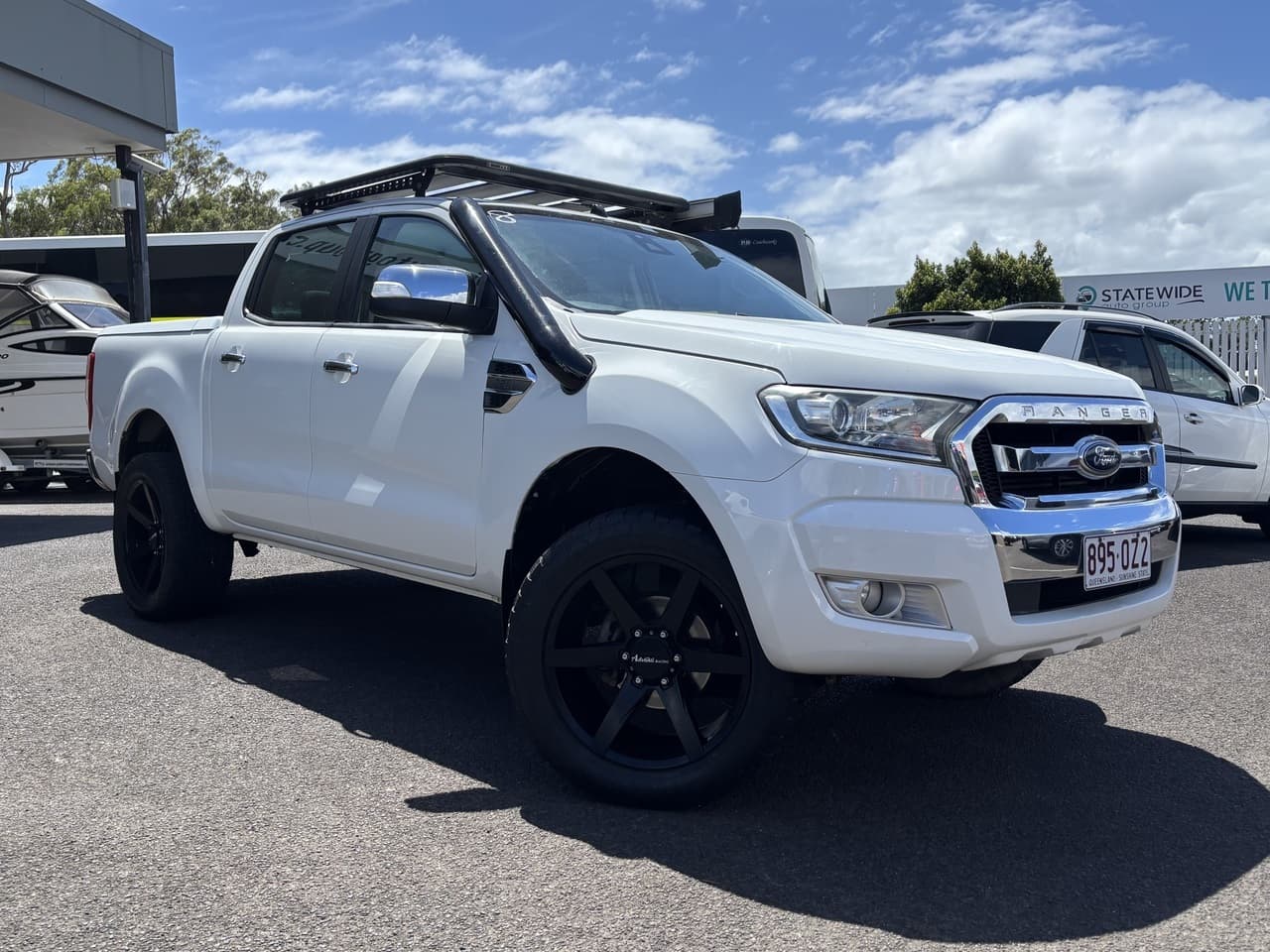 2016 Ford Ranger PX MkII XLT Double Cab 4x2 Hi-Rider White 6 Speed Manual Double Cab