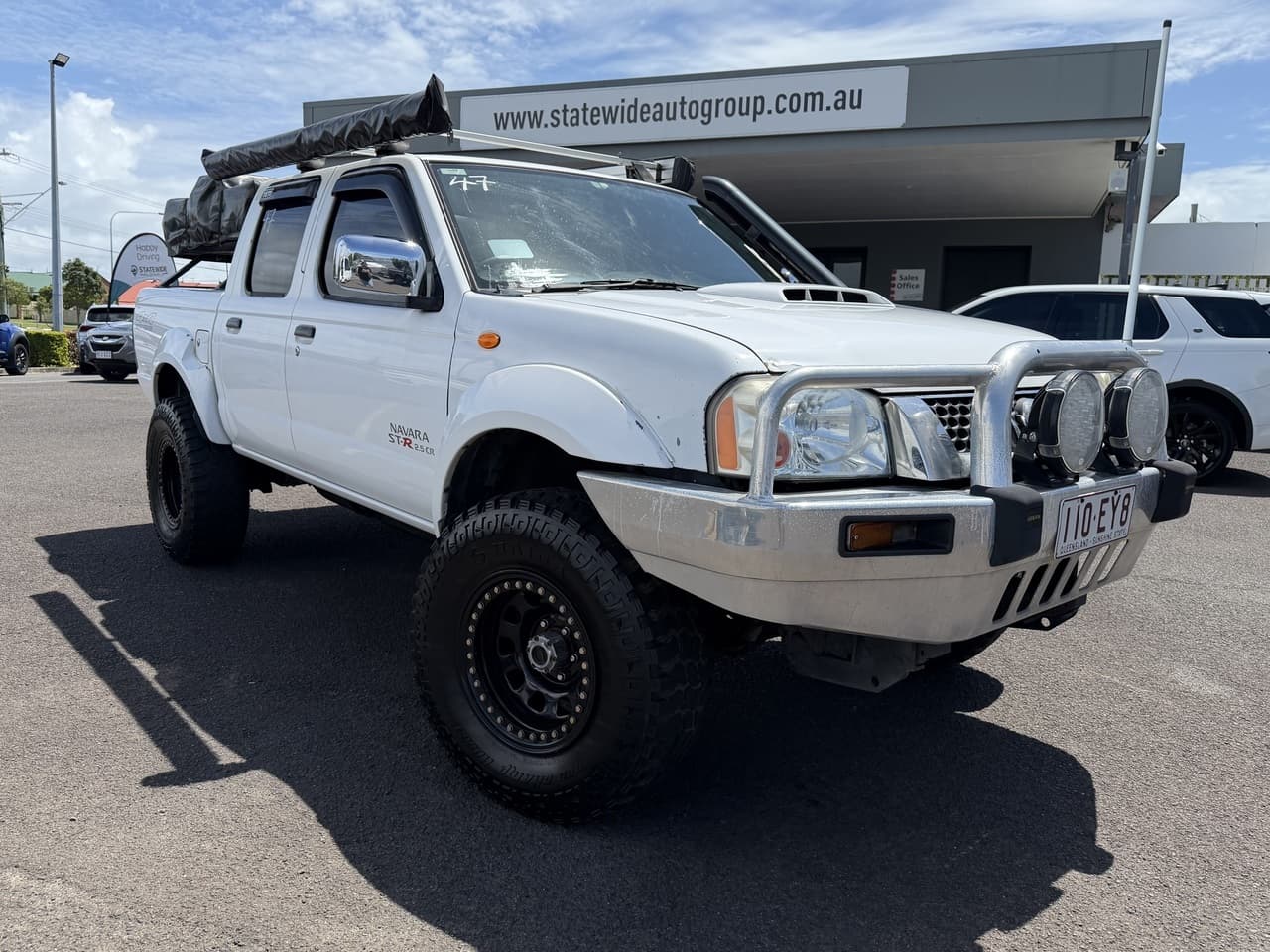 2009 Nissan Navara D22 MY2008 ST-R White 5 Speed Manual Utility