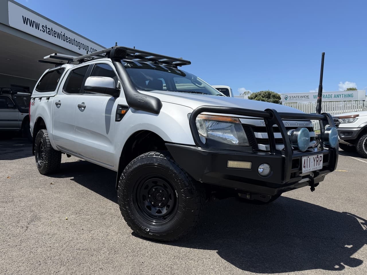 2015 Ford Ranger PX MkII XLS Double Cab Silver 6 Speed Sports Automatic Dual Cab