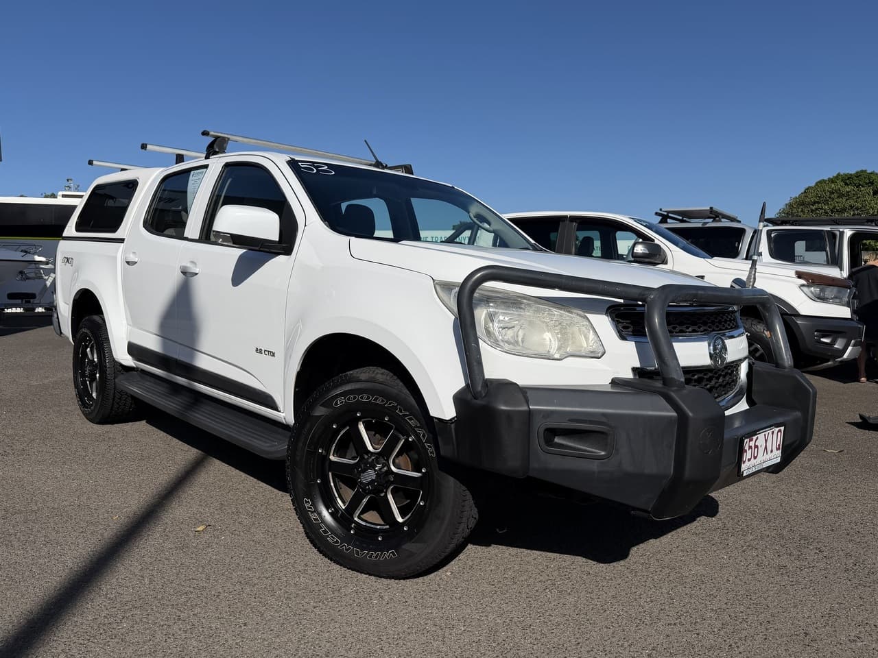 2012 Holden Colorado RG MY13 LX Crew Cab White 5 Speed Manual Utility