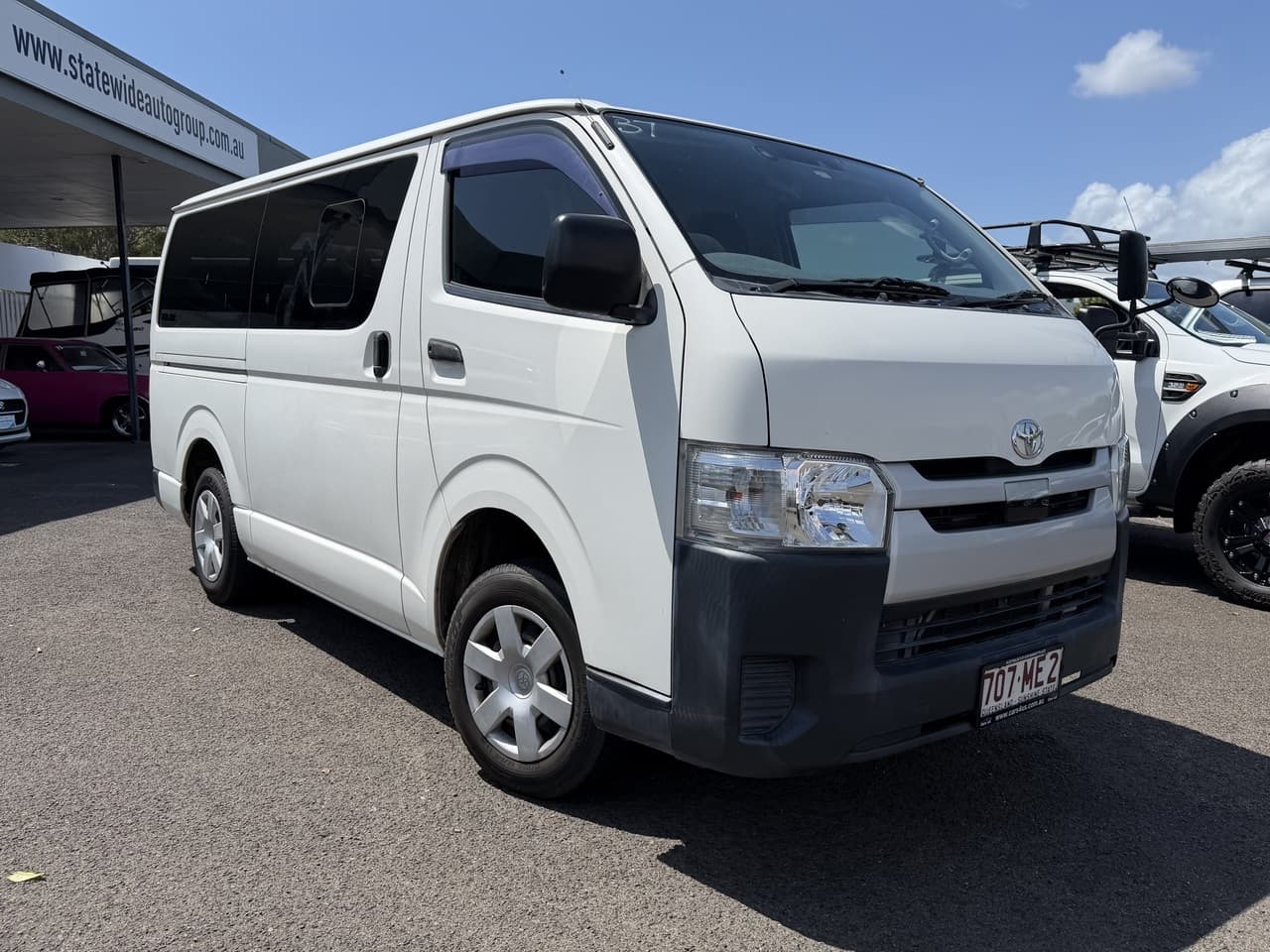 2018 Toyota HiAce TRH201R LWB White 6 Speed Automatic Van
