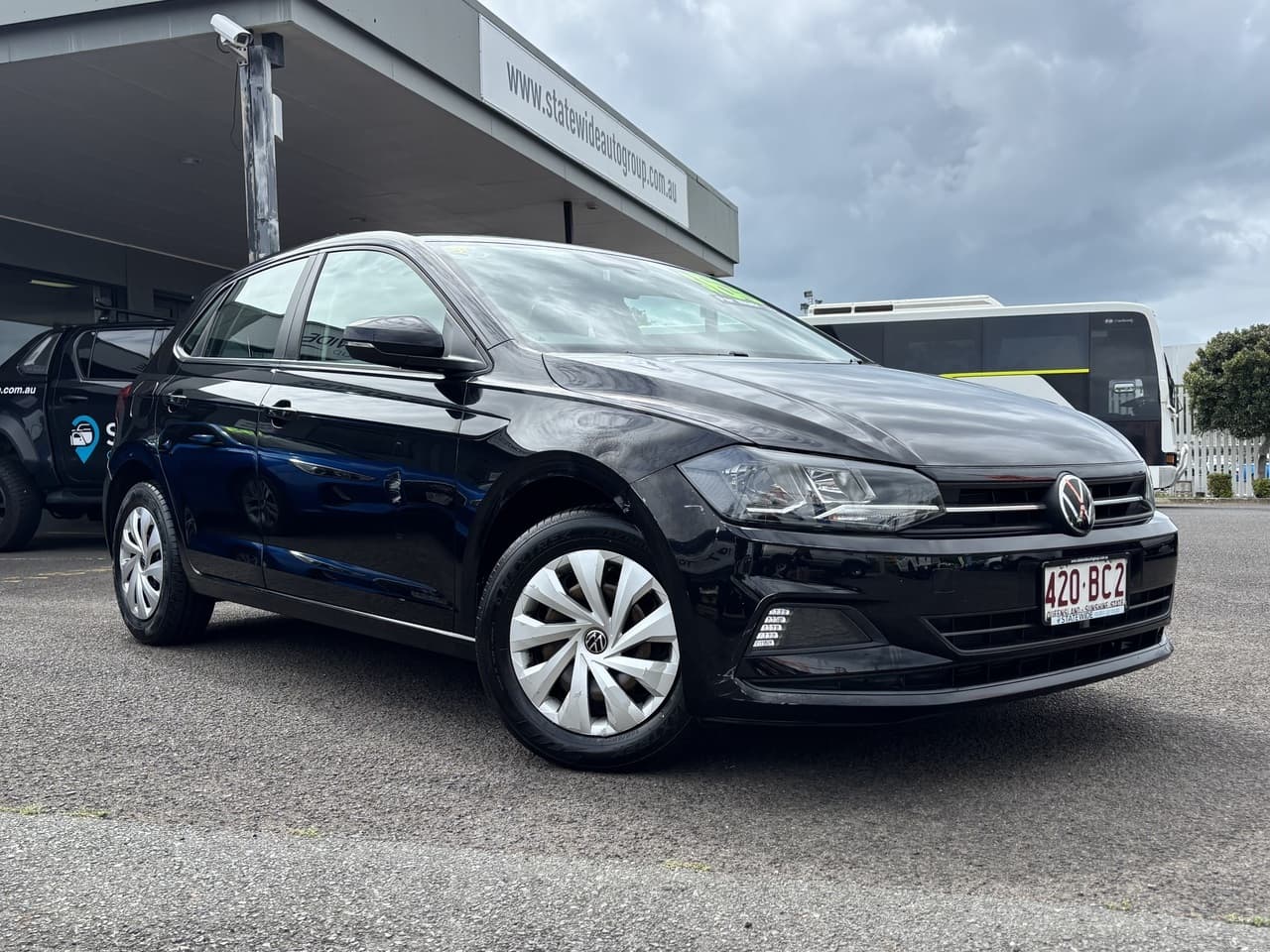 2020 Volkswagen Polo AW MY20 70TSI DSG Trendline Black 7 Speed Sports Automatic Dual Clutch