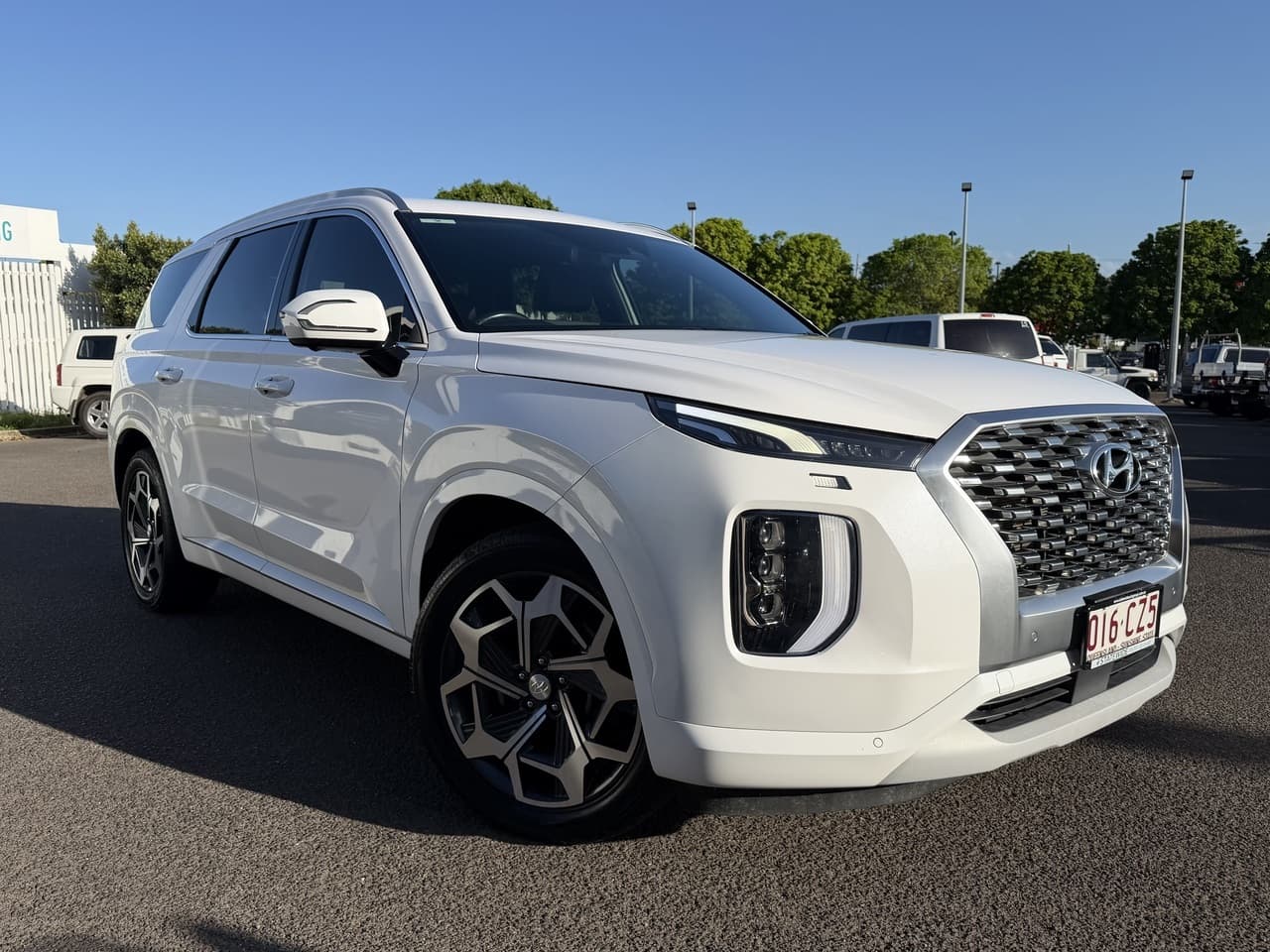2021 Hyundai Palisade LX2.V2 MY22 Highlander AWD White 8 Speed Sports Automatic Wagon