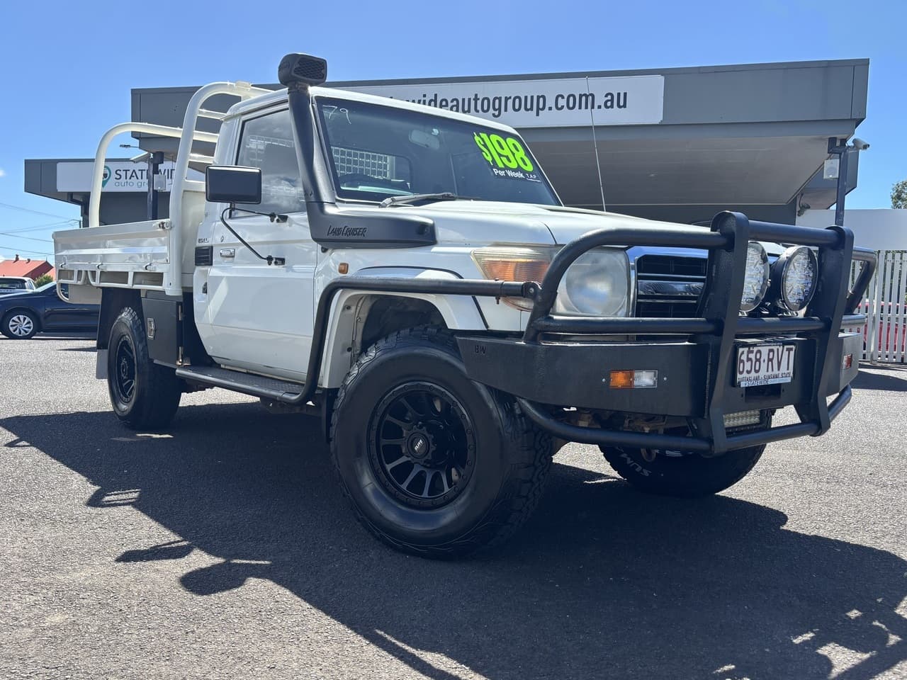 2011 Toyota Landcruiser VDJ79R MY10 GXL White 5 Speed Manual Cab Chassis