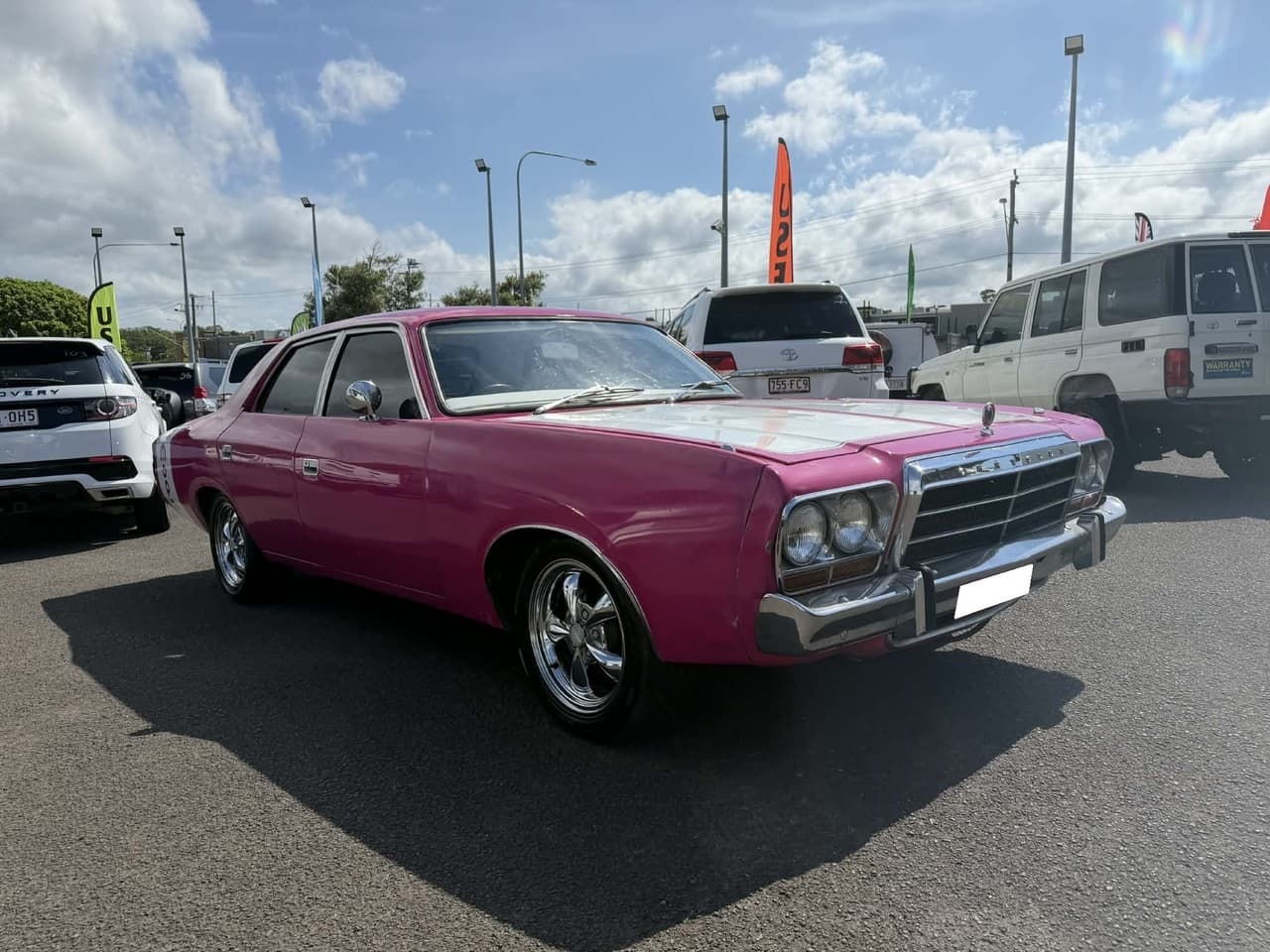 1980 Chrysler Valiant CM Pink 3 Speed Automatic Sedan